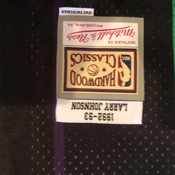 Mitchell & ness jersey Johnson authentic Hornets bobcats Charlotte Swingman new - Picture 4 of 4